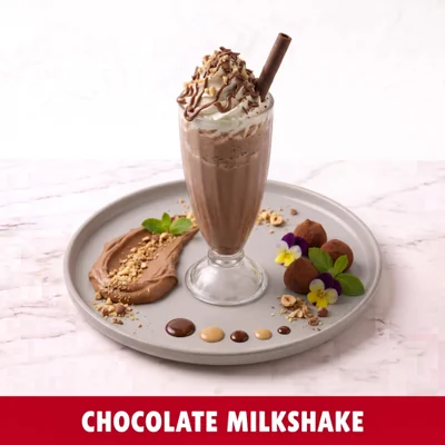 Classic Rich Chocolate Milkshake at Cheam Peri Peri